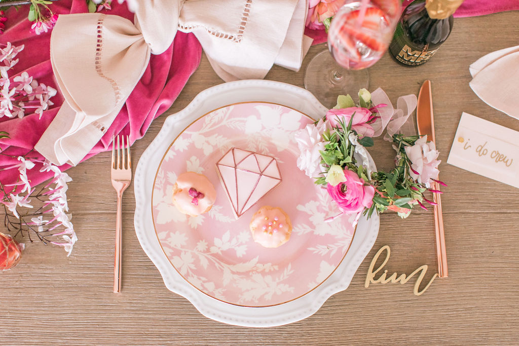 Dusty Rose Velvet Runner | Velvet Table Runner