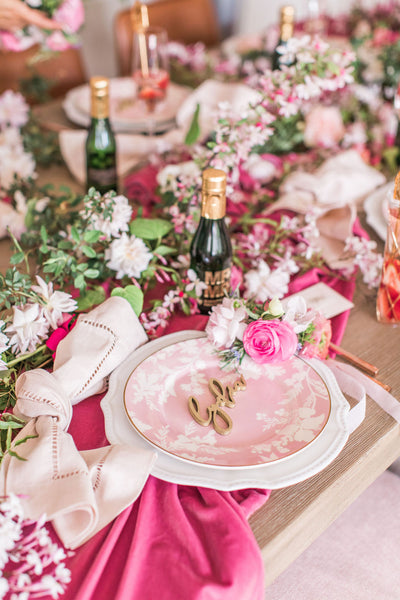 Dusty Rose Velvet Runner | Velvet Table Runner