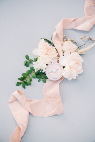 Blush Silk Ribbon - Partycrushstudio