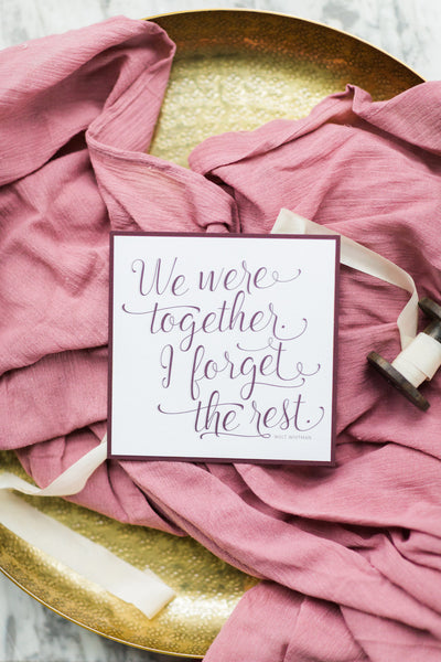 Mauve Gauze Table Runner - Partycrushstudio