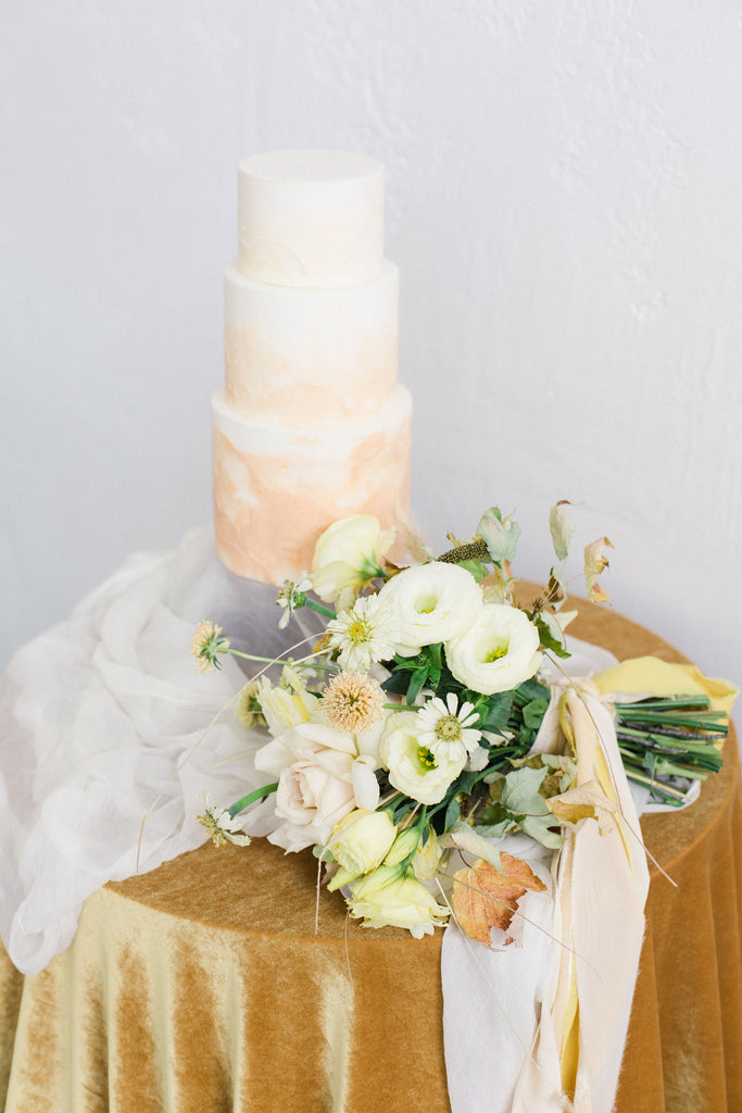 Mustard Velvet Tablecloth