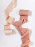 Coral Silk Ribbon | Silk Ribbon
