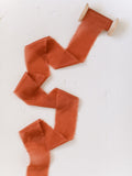 Terracotta Silk Ribbon | Silk Ribbon