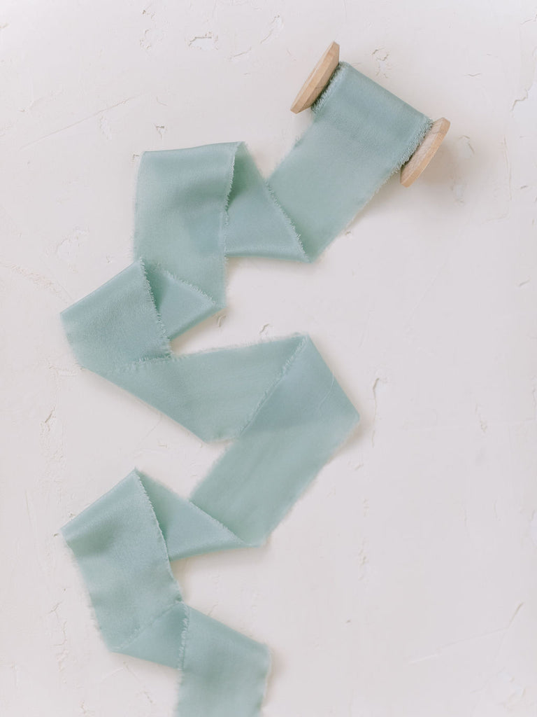 Sky Blue Silk Ribbon | Silk Ribbon