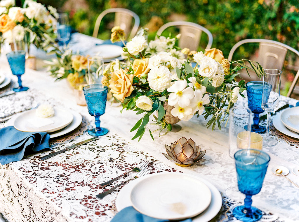 Hand Dyed Silk Runner - Partycrushstudio