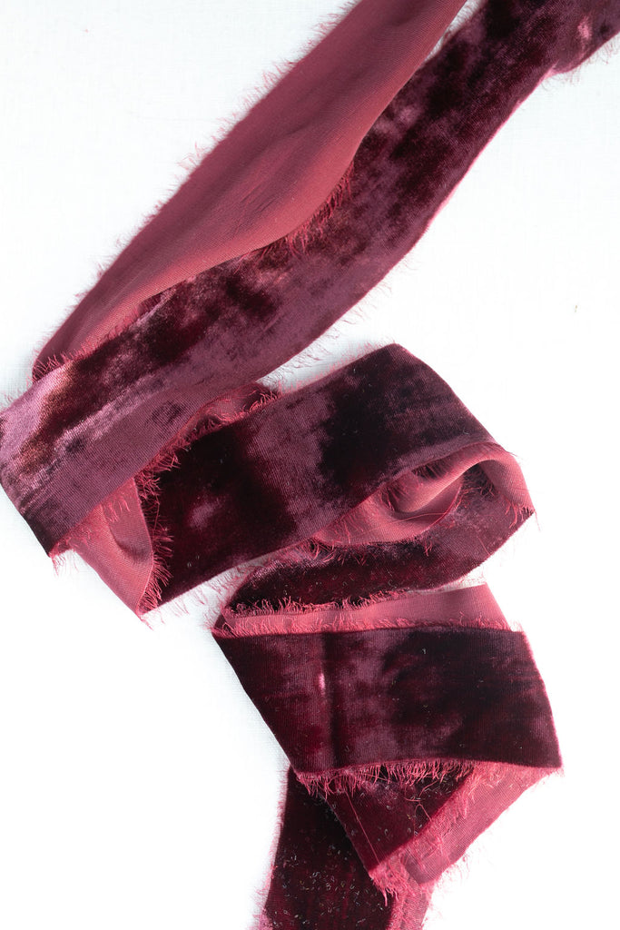 Hand Dyed Silk Ribbon