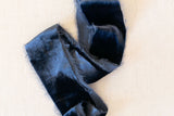 Grey Silk Velvet Ribbon | Charcoal Silk Velvet Ribbon | Black Silk Velvet Ribbon