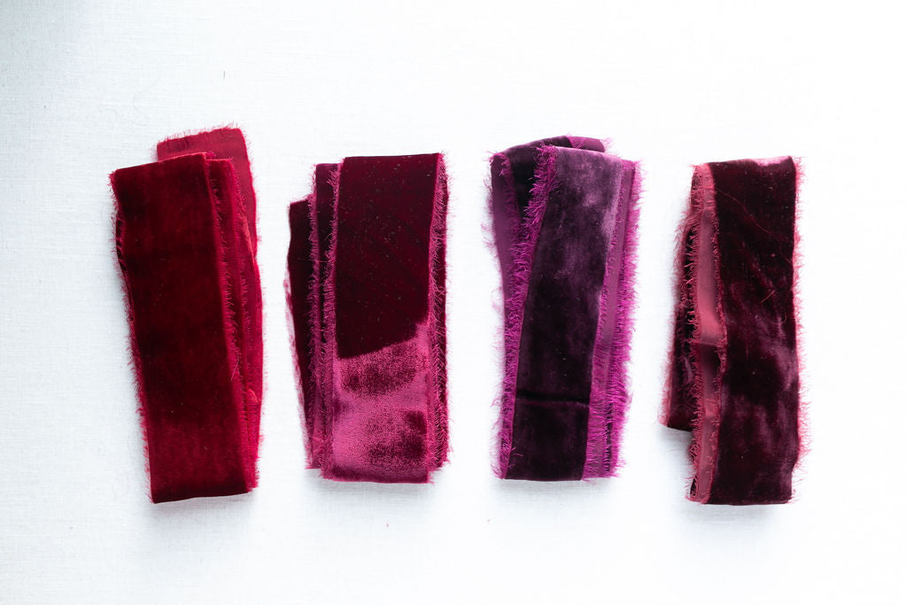 Hand Dyed Silk Ribbon