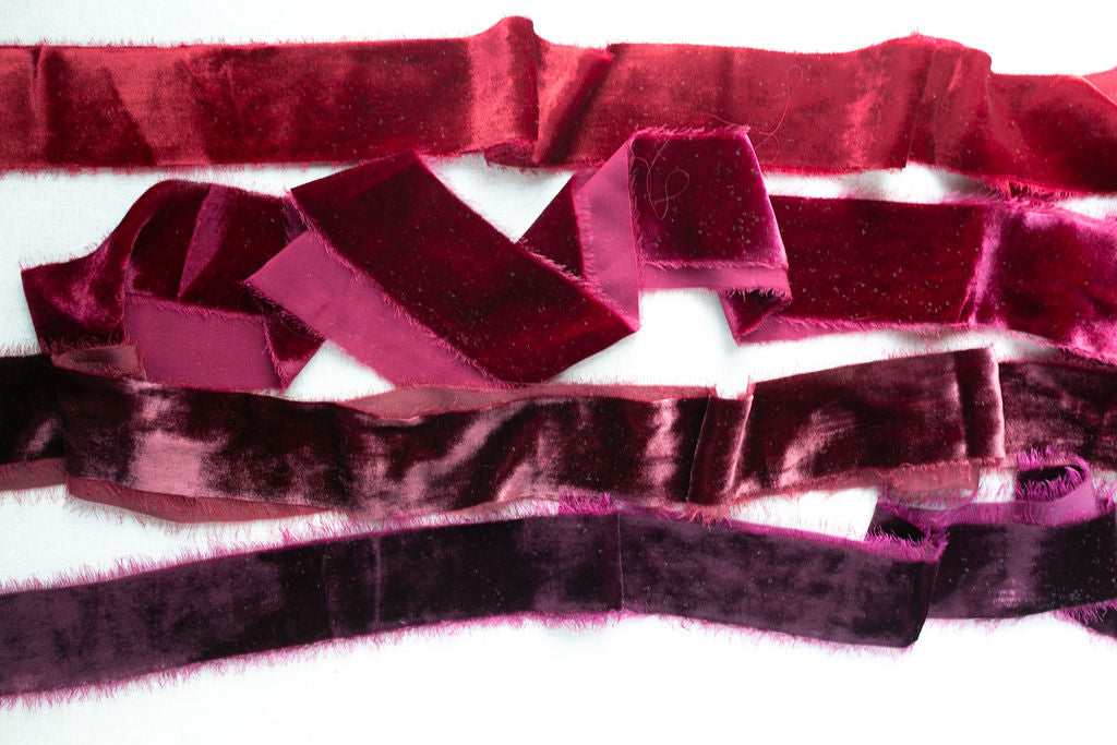 Hand Dyed Silk Ribbon