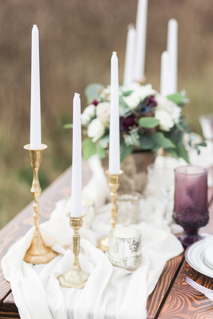 Ivory Gauze Table Runner - Partycrushstudio