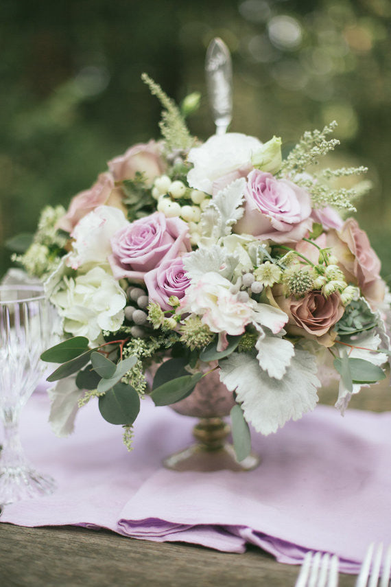 Lavender Gauze Table Runner - Partycrushstudio