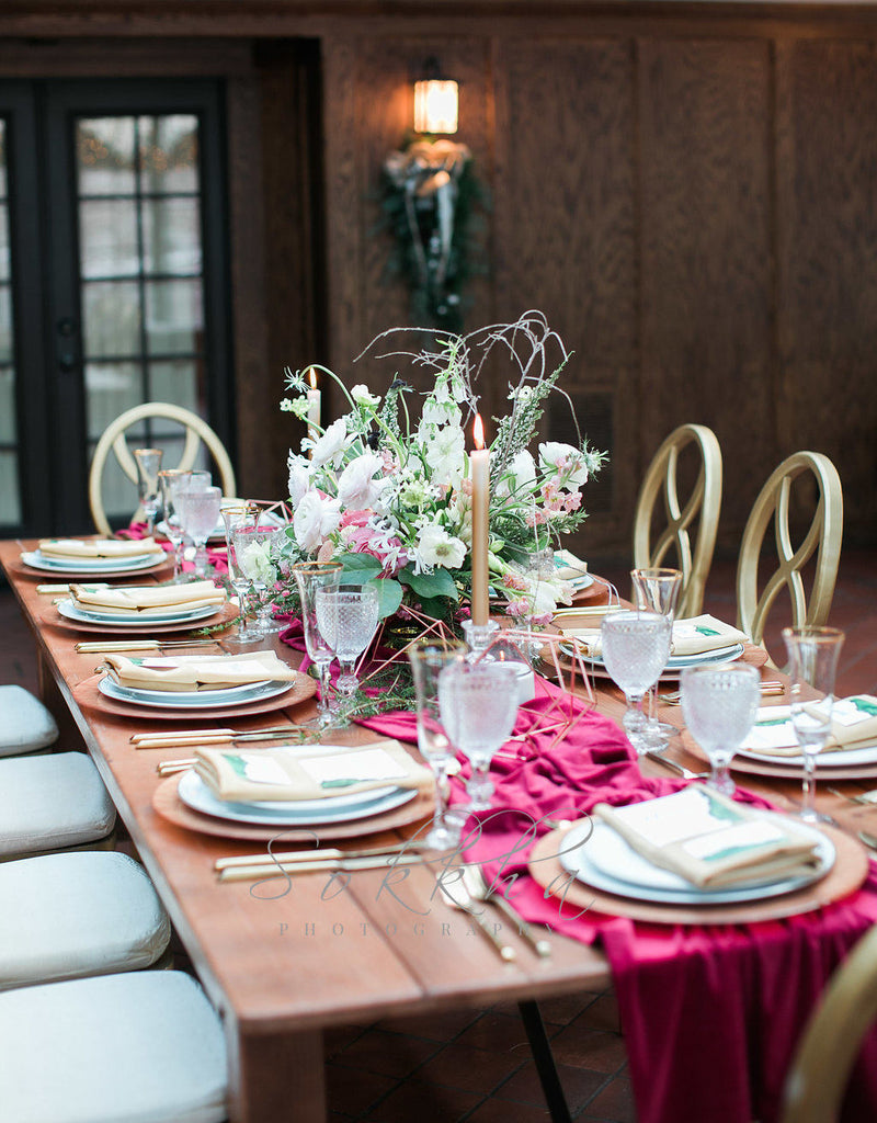 Velvet tablecloth | velvet table runner | Velvet runner | Velvet tablecloth | Velvet Linen | Velour Runner | wedding table decor - Partycrushstudio