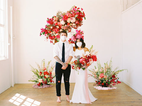 bride face mask for weddings