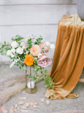 Mustard Velvet Table Runner | Velvet Table Runner | Velvet Runner