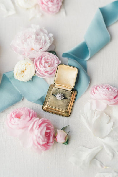 Powder Blue Silk Ribbon