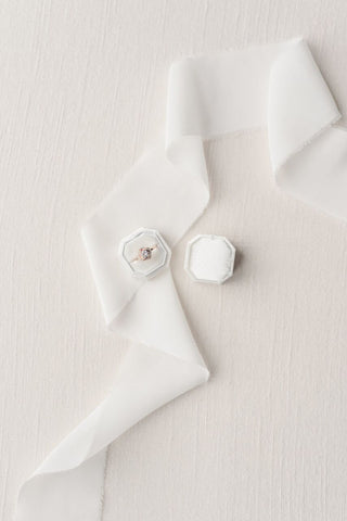 White Silk Ribbon