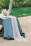 Light Pink Chiffon Table Runner - Partycrushstudio