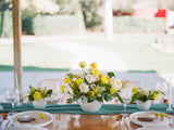 Seafoam Silk Crinkle Table Runner