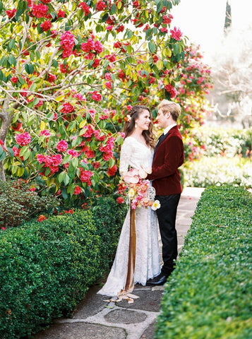 Gold Silk Velvet Ribbon - Partycrushstudio
