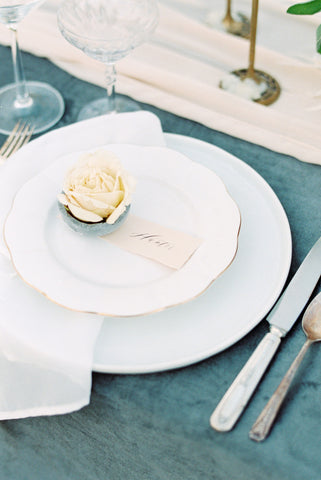 White Chiffon Napkins