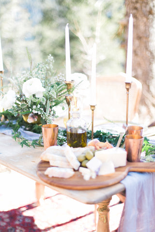 Gray Gauze Table Runner - Partycrushstudio