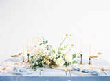Dusty Blue Silk Napkins