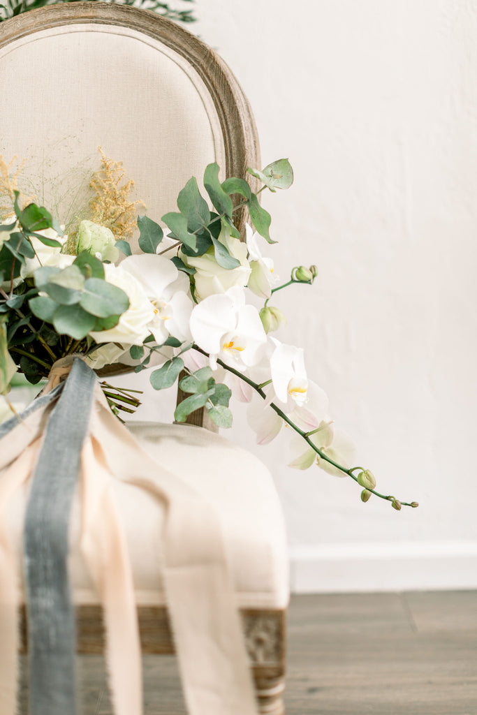 Dusty Blue Velvet Ribbon