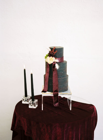 Burgundy Velvet Table Runner | Velvet Table Runner - Partycrushstudio