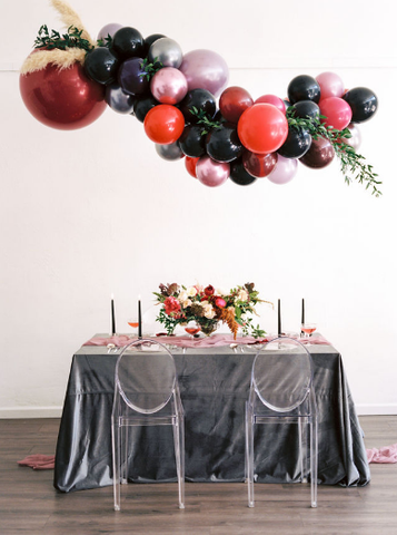 Velvet Tablecloth | Charcoal Velvet Tablecloth