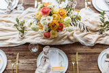 Ivory Silk Table Runner - Partycrushstudio