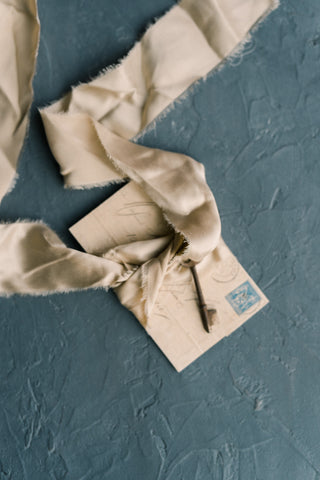 Tan Silk Ribbon