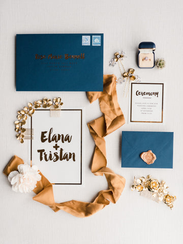 Gold Silk Ribbon - Partycrushstudio