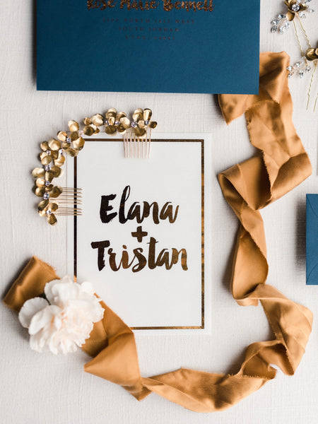 Gold Silk Ribbon - Partycrushstudio