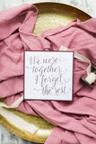 Mauve Gauze Table Runner - Partycrushstudio
