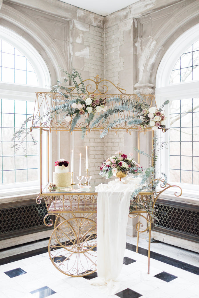 Ivory Silk Chiffon Table Runner | Hand Dye Silk Runner | Silk Ribbon - Partycrushstudio