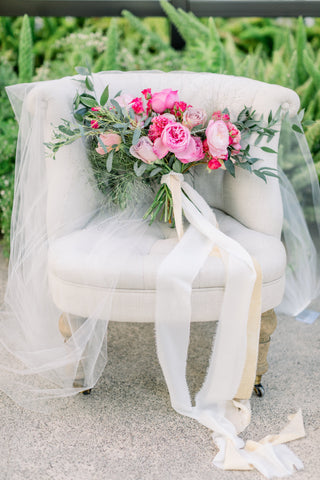 White Silk Ribbon | Beige Silk Ribbon
