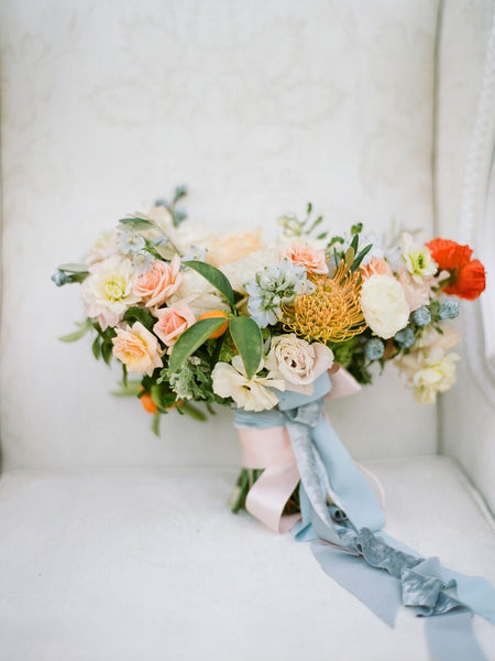 Light Gray Silk Velvet Ribbon - Partycrushstudio