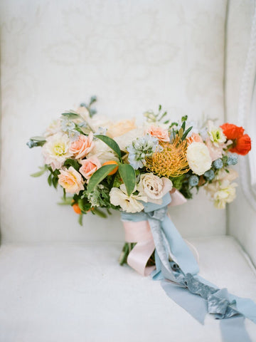 Light Gray Silk Velvet Ribbon - Partycrushstudio