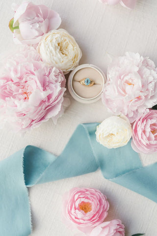Powder Blue Silk Ribbon