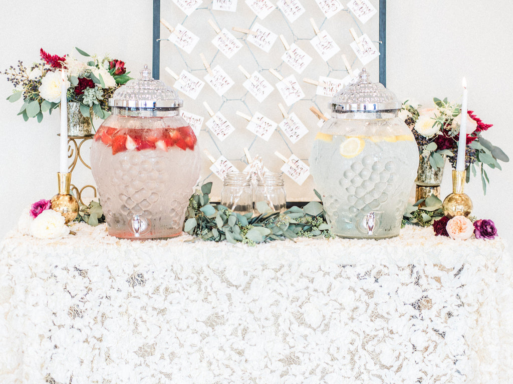 Chiffon Rosette Tablecloth - Partycrushstudio