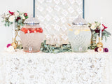 Chiffon Rosette Tablecloth - Partycrushstudio