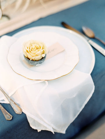 White Chiffon Napkins