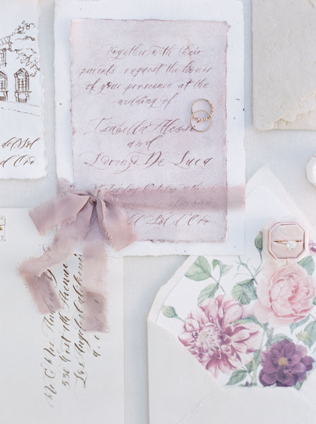 Mauve Silk Ribbon