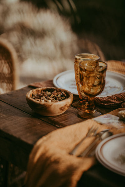 Rust Gauze Table Runner | Table Linen