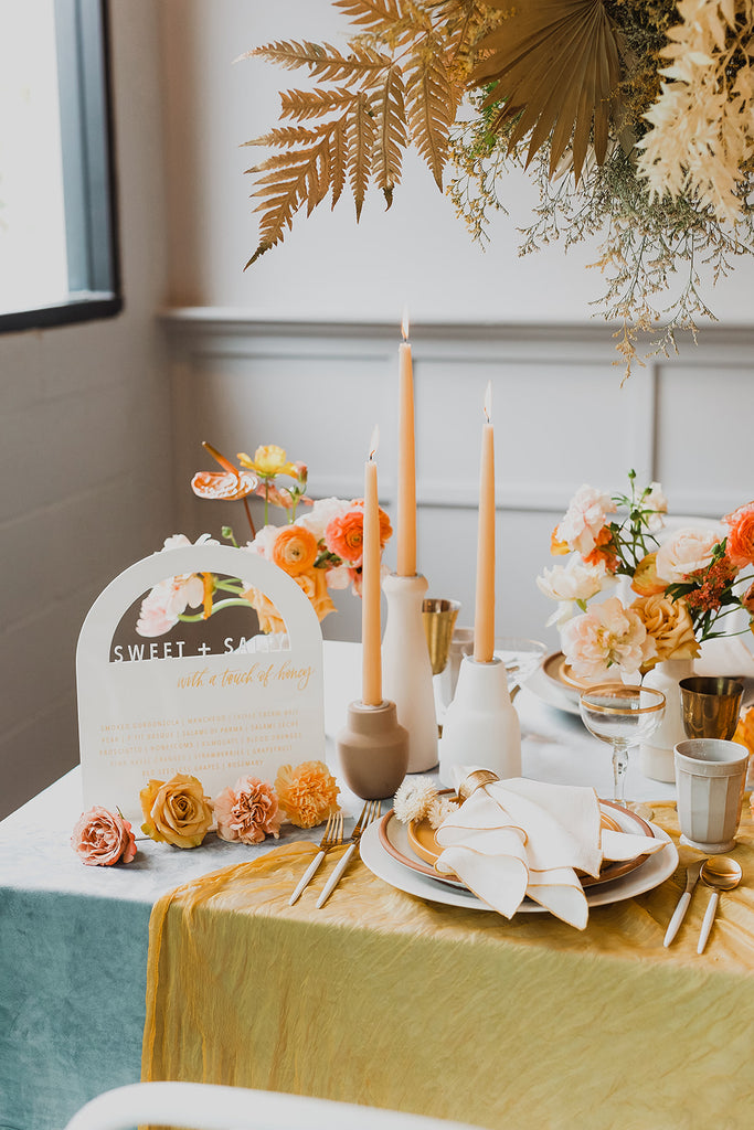 Mustard Silk Runner | Mustard Table Runner | Mustard Tablecloth