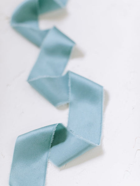 Sky Blue Silk Ribbon | Silk Ribbon