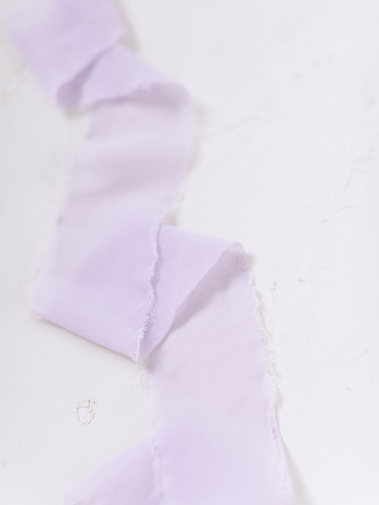 Pale Plum Silk Ribbon | Silk Ribbon