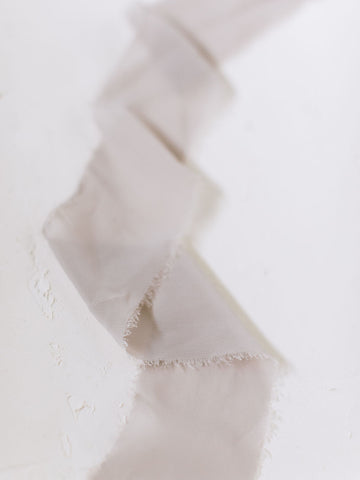 Light Grey Silk Ribbon | Silk Ribbon