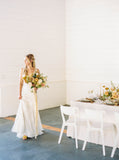 Vintage Orange Silk Ribbon