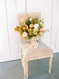 Vintage Orange Silk Ribbon